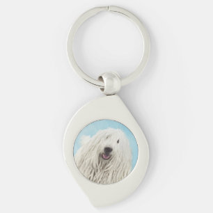 Porte-clés Peinture Komondor - Cute Original Chien Art