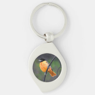 Porte-clés Peinture Oriole - Art Oiseau Original
