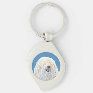 Porte-clés Peinture Puli - Cute Original Chien Art