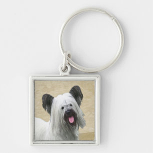 Porte-clés Peinture Skye Terrier - Cute Original Chien Art
