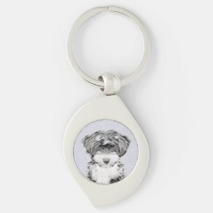 Porte-clés Peinture Tibétaine Terrier - Cute Original Chien A