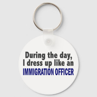 Porte-clés Pendant La Journée J'Habille L'Agent D'Immigration