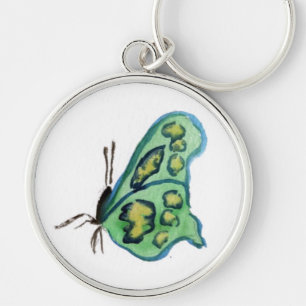 Porte-clés Pendentif Porte - clé papillon vert