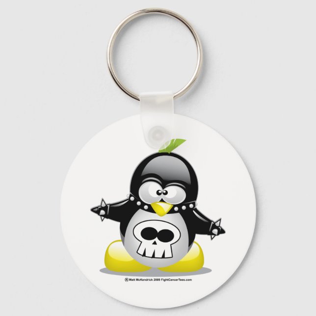 Porte-clés Pendk Rocker Penguin (Recto)