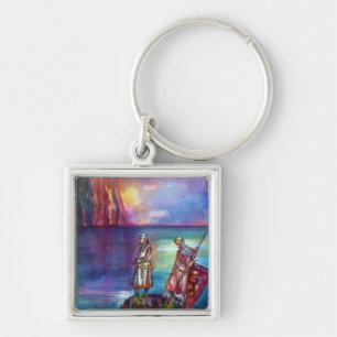Porte-clés PENDRAGON Medieval Knights,Lake Sunset,Fantasy