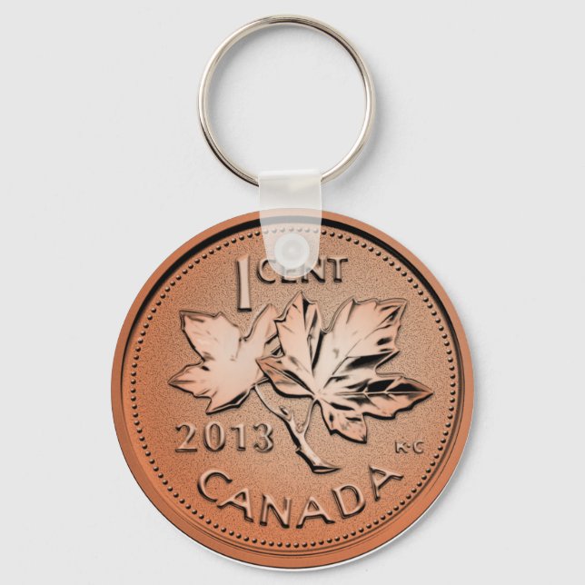 Porte-clés Penny canadienne 2013 (Recto)