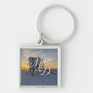 Porte-clés Pensacola Beach Lifeguard Station Sunrise Porte - 