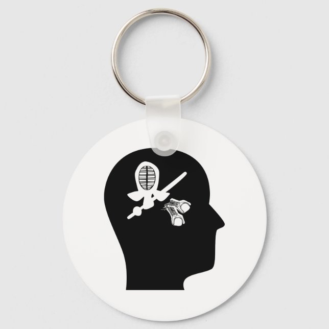 Porte-clés Penser à Kendo (Recto)