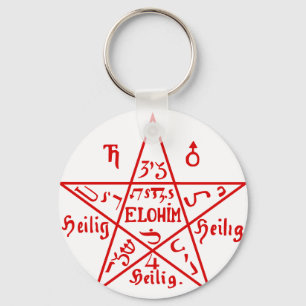 Porte-clés Pentacle du sixième livre de Moïse