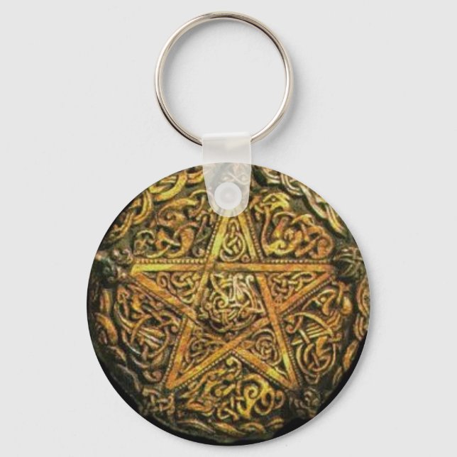 Porte-clés Pentacle or (Recto)