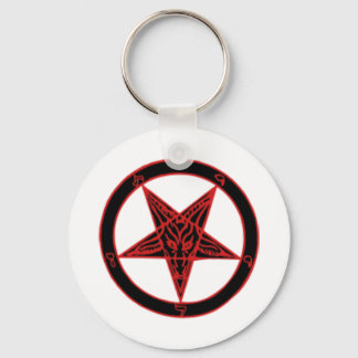 Porte-clés Pentagramme de Baphomet