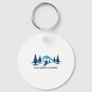 Porte-clés Pentes de Navarino Wisconsin Station de ski Ski Sk