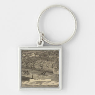 Porte-clés Pépinière de renards, res, verger