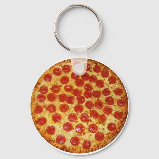 Porte-clés Pepperoni Pizza (Recto)
