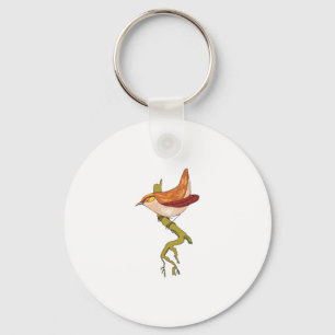 Porte-clés perching wren bird