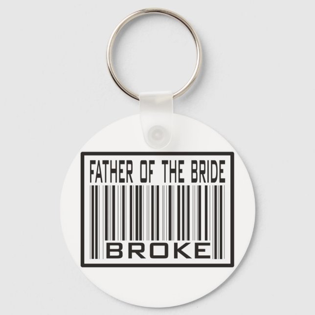 Porte-clés Père de la Mariée Broke (Recto)