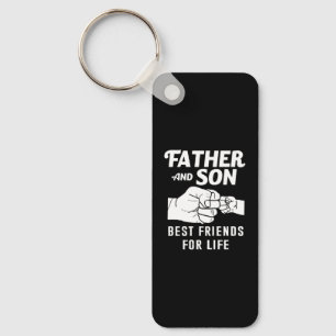 Porte-clés Père Fils Amis Fist Bump Chemise Père Jour