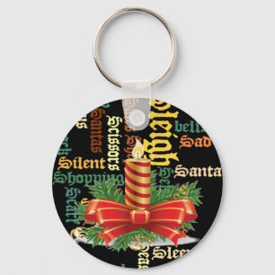 Porte-clés Père Noël Bonne journée et une meilleure nuit.jpg