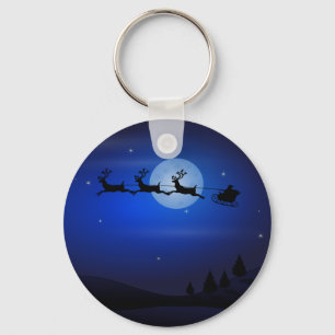 Porte-clés Père Noël et Reindeer