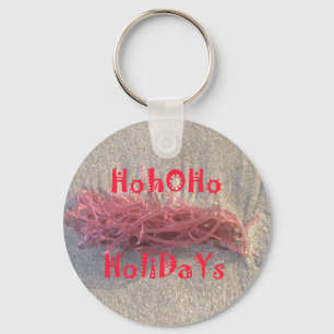 Porte-clés Père Noël HoHoHo Joyeux Noël des couleurs de la pl