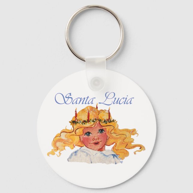 Porte-clés Père Noël Lucia (Recto)