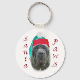 Porte-clés Père Noël Paws, le Mastiff napolitain