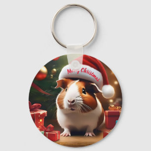 Porte-clés "Père Noël's Little Helper : The Christmas Guinea 