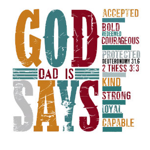 Porte-clés Pères, dit Dieu Papa