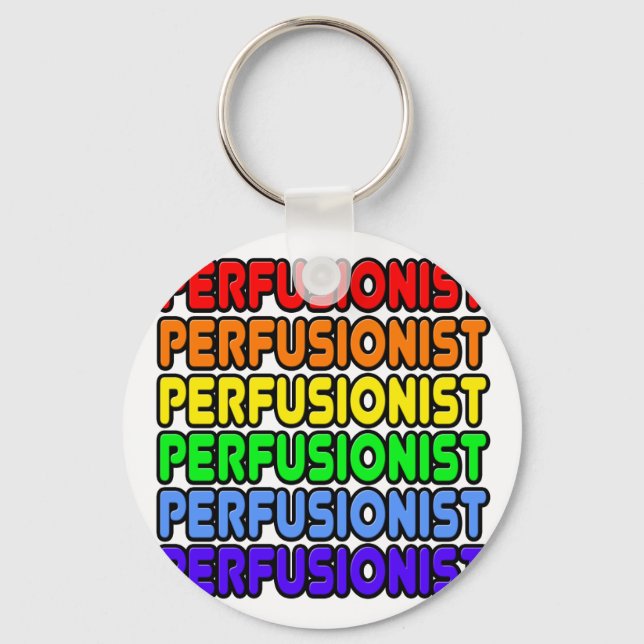 Porte-clés Perfusioniste arc-en-ciel (Recto)