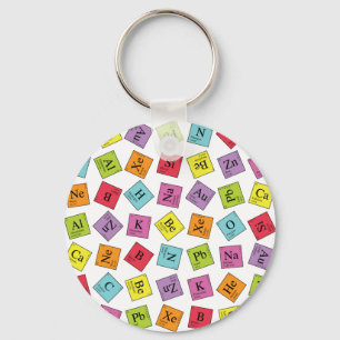 Porte-clés Périodique élémentaire
