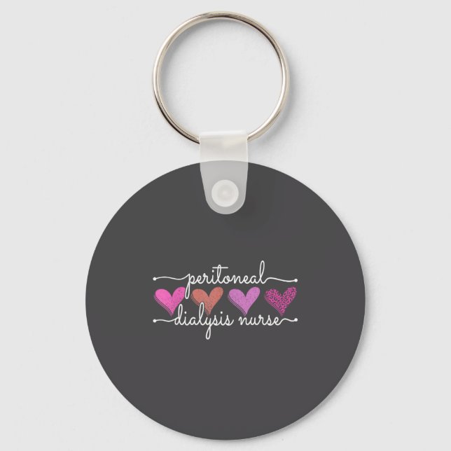 Porte-clés Peritoneal Dialysis Nurse Kidney Disease Funny Nur (Recto)