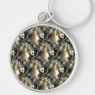 Porte-clés Perles dorées