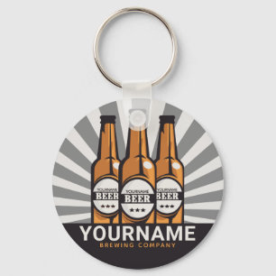 Porte-clés Personalized Beer Bottle Craft Brewing Company 
