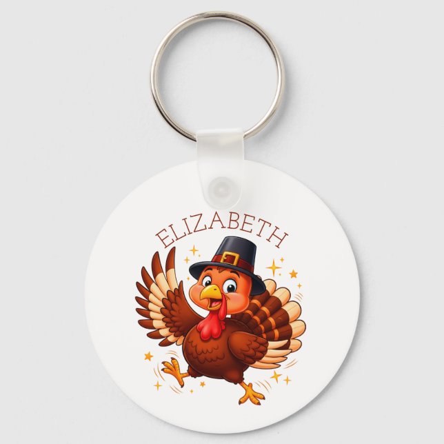 Porte-clés Personalized Dancing Turkey (Recto)
