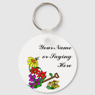 Porte-clés Personalized Gardener Saying