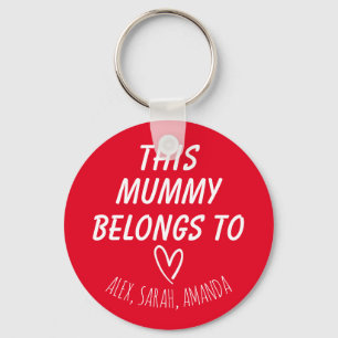 Porte-clés Personalized This Mammy Belongs To, Mother's Day, 