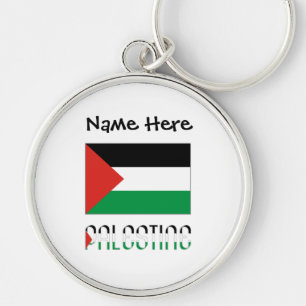 Porte-clés Personnalisation de la Palestine et du drapeau pal