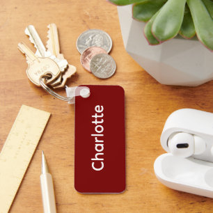 Porte-clés personnalisé avec nom, cadeau accessoir