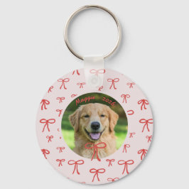 Porte-clés personnalisé avec photo de l'animal de 