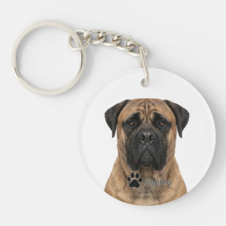 Porte-clés personnalisé avec portrait de Bullmasti