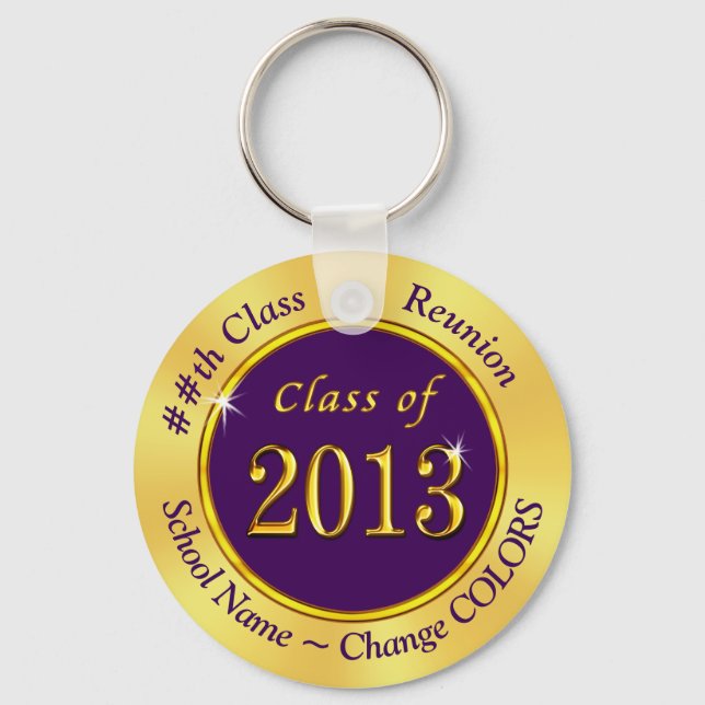 Porte-clés Personnalisé, Classe 2013, Classe Retrouvailles Fa (Recto)
