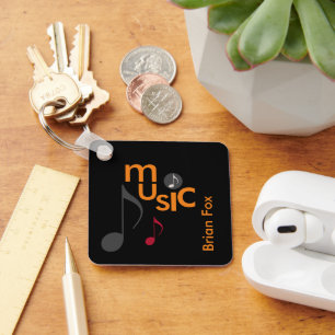 Porte-clés Personnalisé du musicien