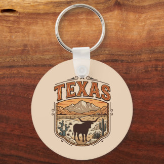 Porte-clés personnalisé du Texas