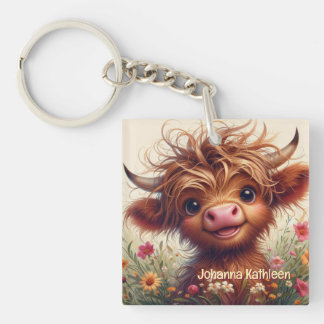 Porte-clés personnalisé en acrylique représentant