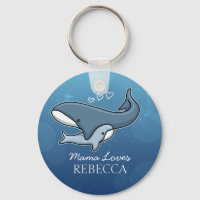 Personnalisé Mignonne Maman Bébé Baleine, Ajouter