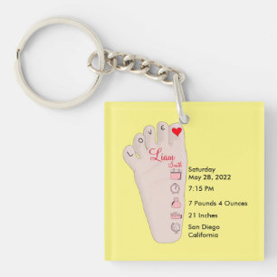 Porte-clés Personnalisé Nouveau Cadeau Cadeau Cadeau pour béb