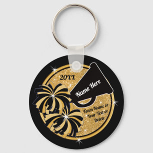 Porte-clés Personnalisé, Porte - clé Pom Pom Cheer, Fête Fave