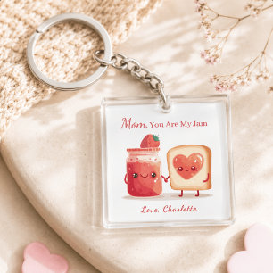 Porte-clés personnalisé pour la fête des mères pou