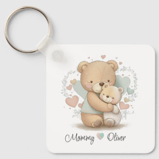 Porte-clés Personnalisé Teddy Bear Love Baby Porte - clé