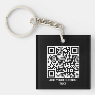 Porte-clés Personnaliser avec QR Code pour une touche moderne